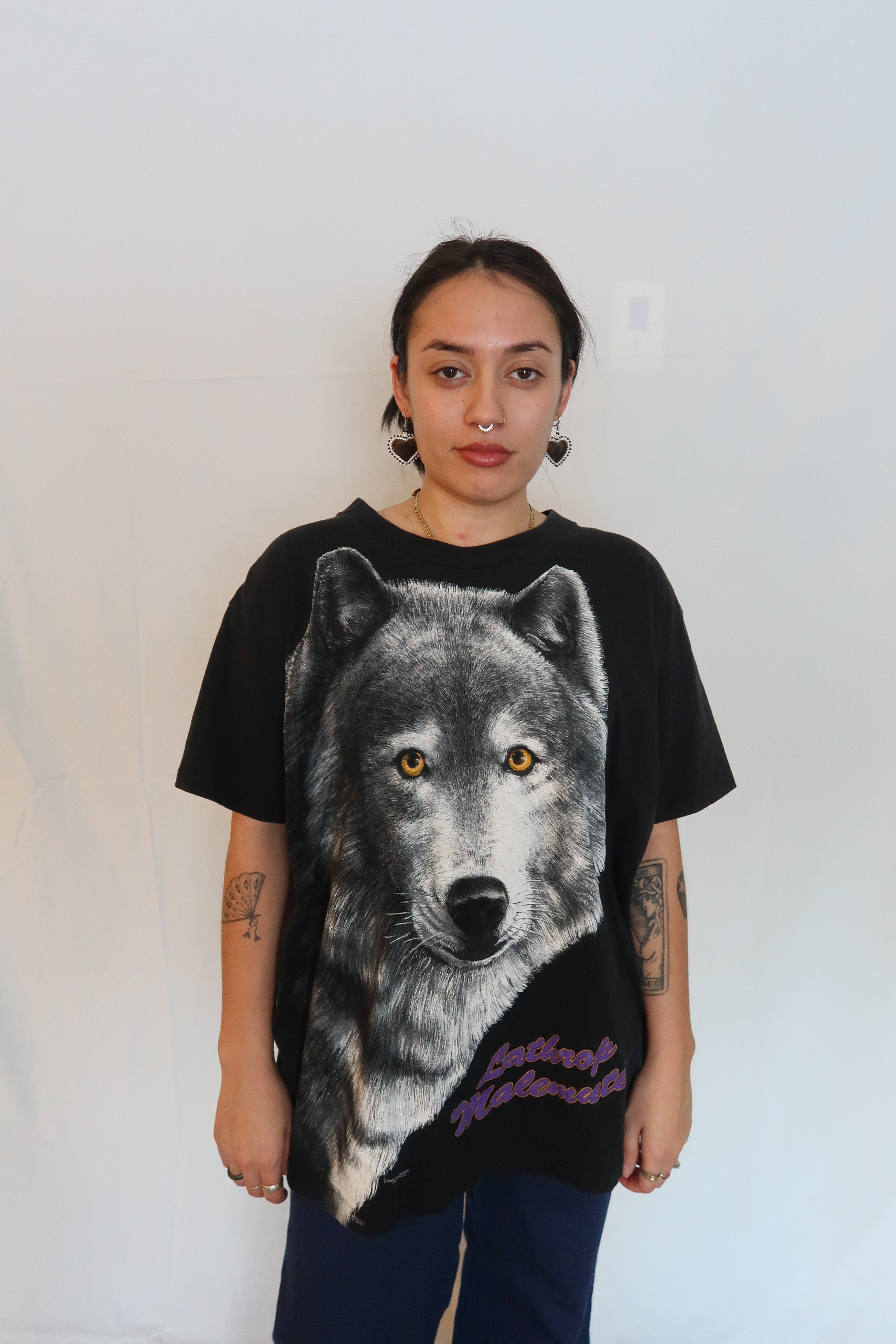 90's Lathrop Malemutes Tee L