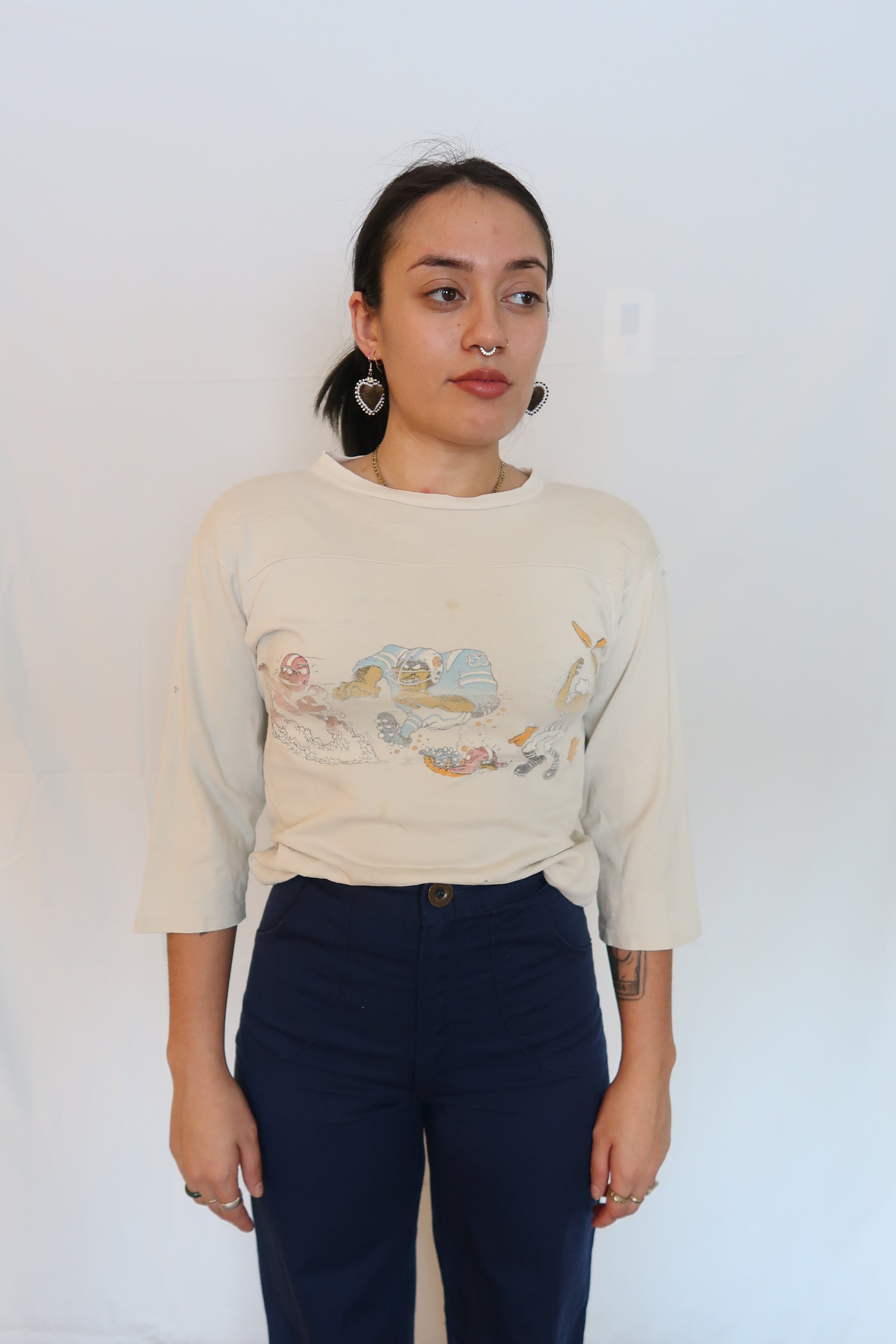 80's Football Tee XS/S