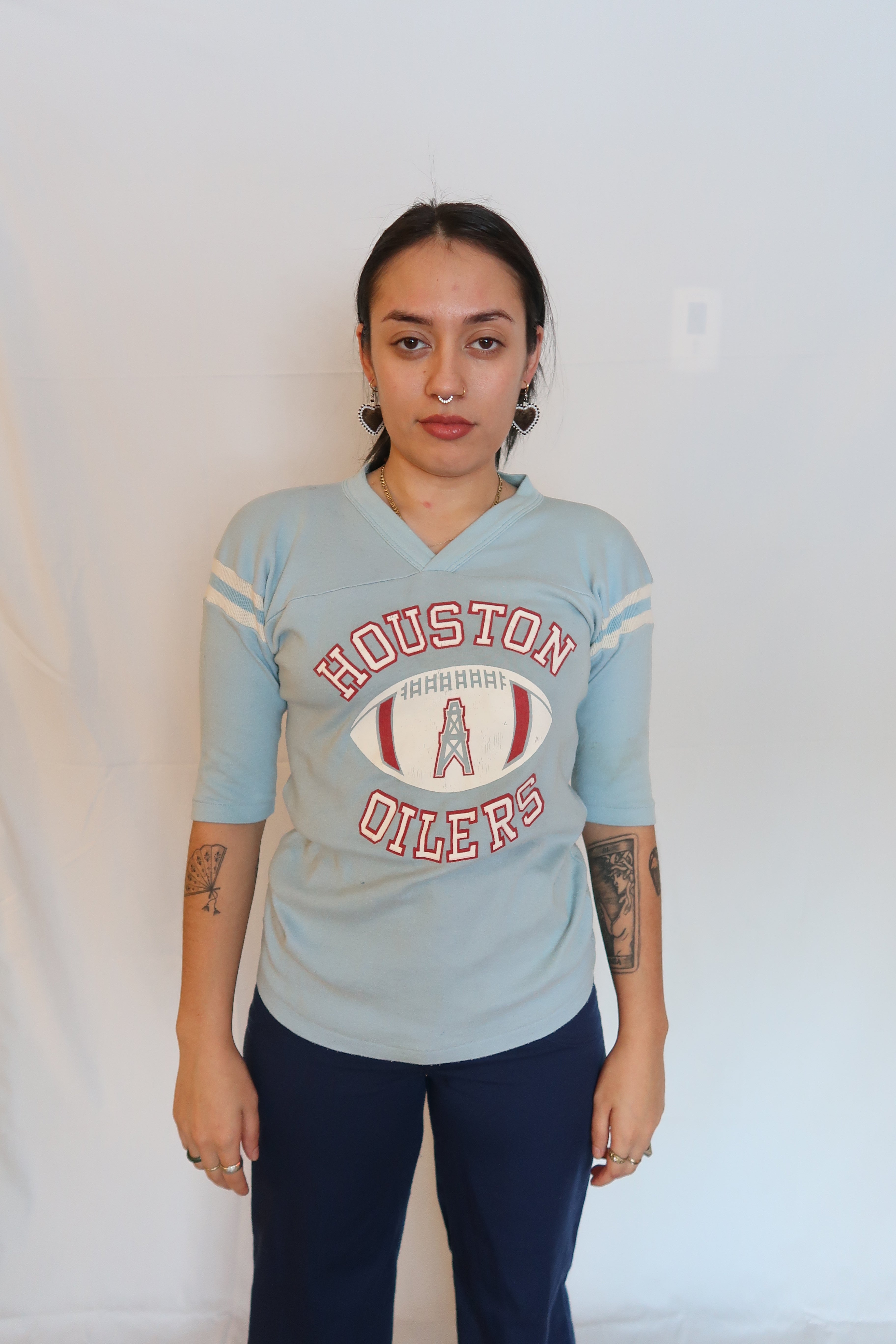 80's Houston Oilers Jersey Shirt S/M