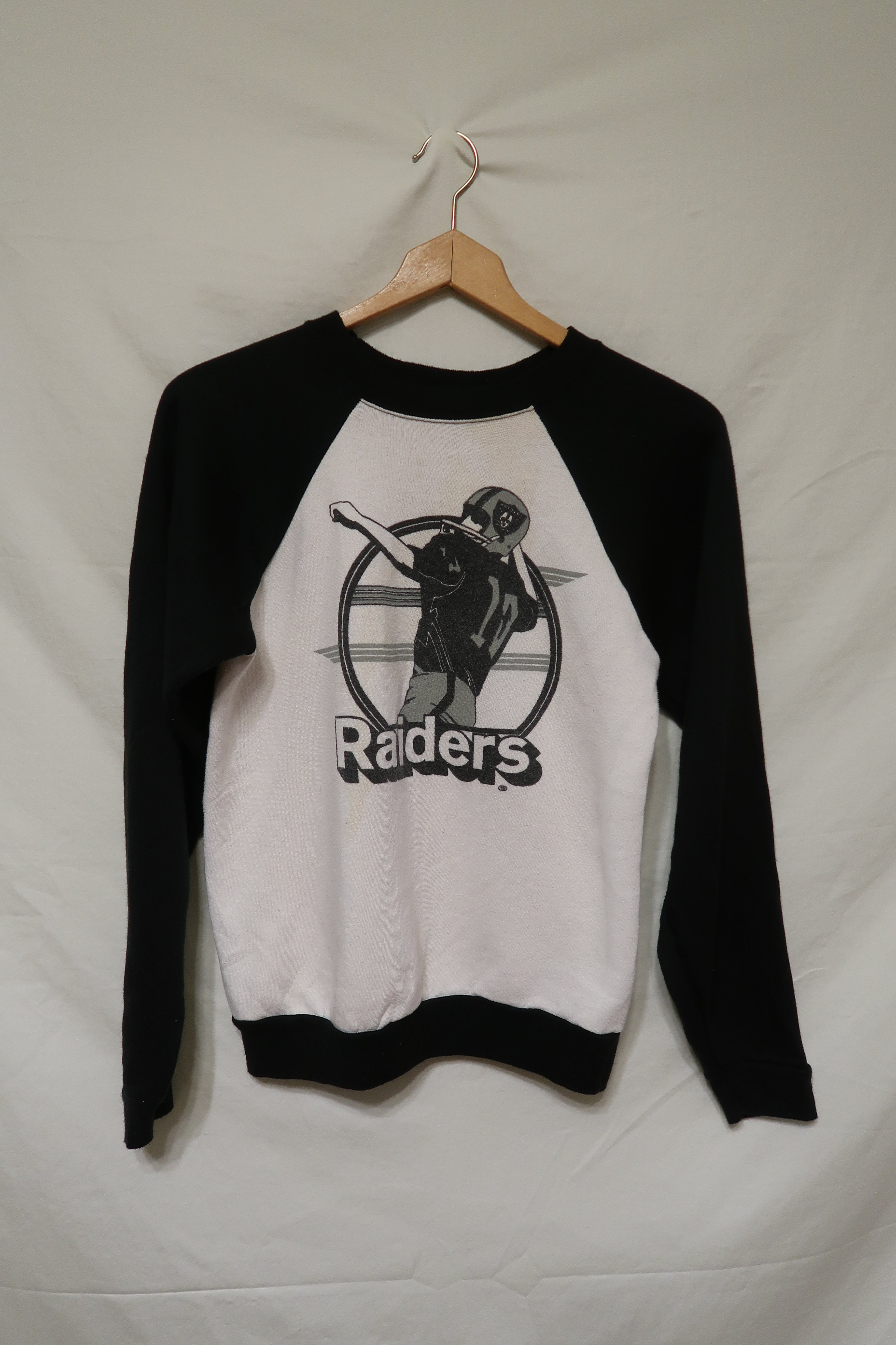 80's Oakland Raiders Crew XS/S