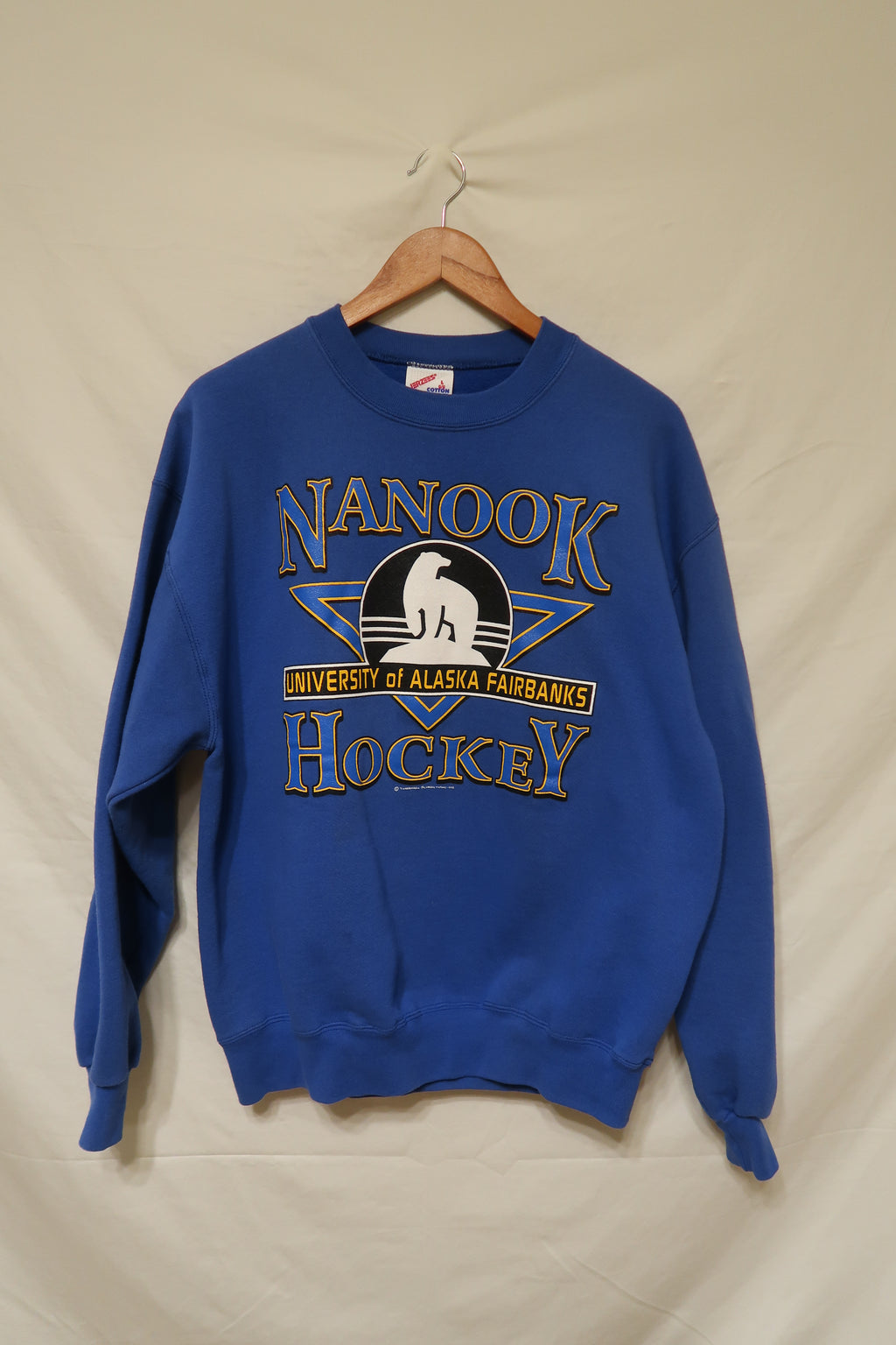90's UAF Hockey Crewneck L
