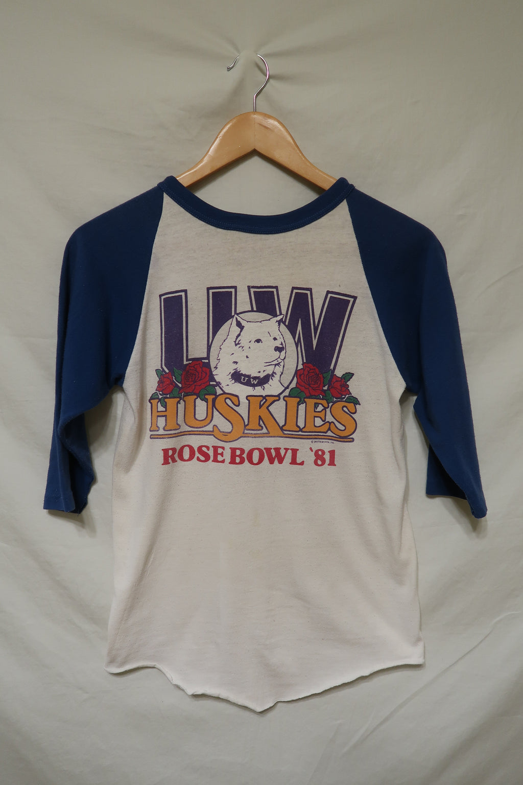 1981 UW Rose Bowl Shirt S
