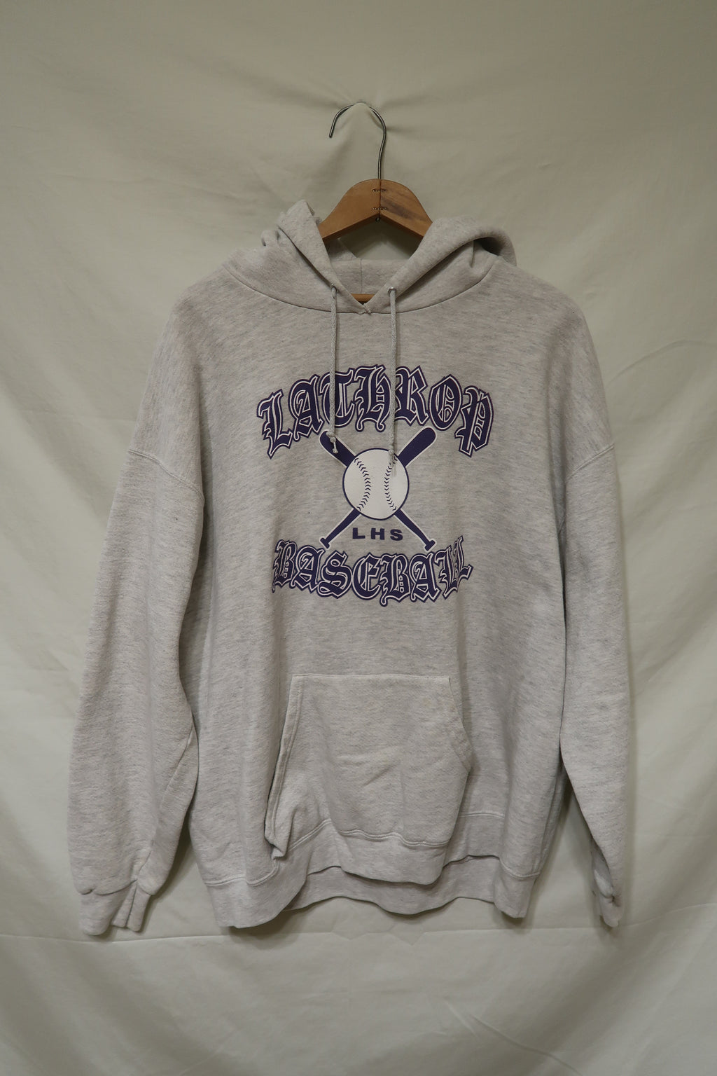 Y2K Lathrop Baseball Hoodie L/XL