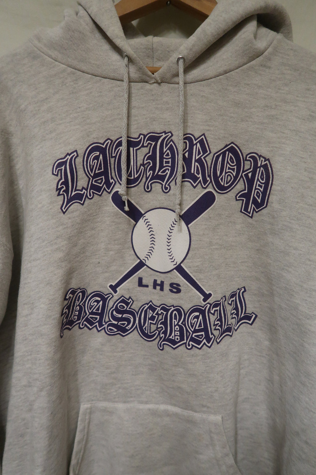 Y2K Lathrop Baseball Hoodie L/XL