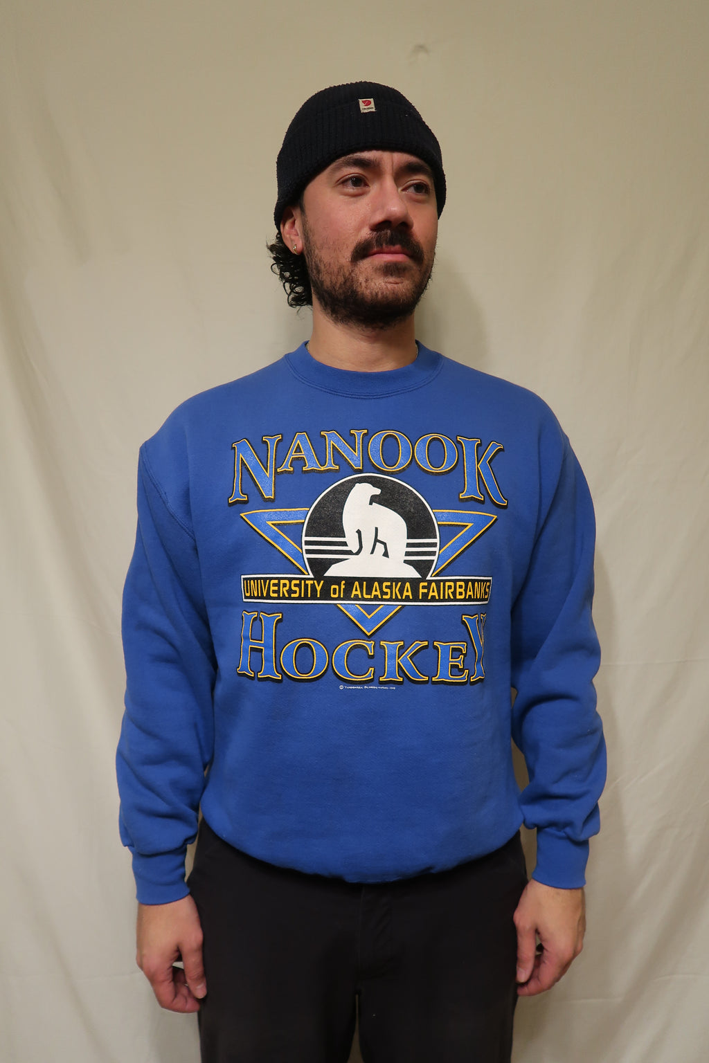 90's UAF Hockey Crewneck L