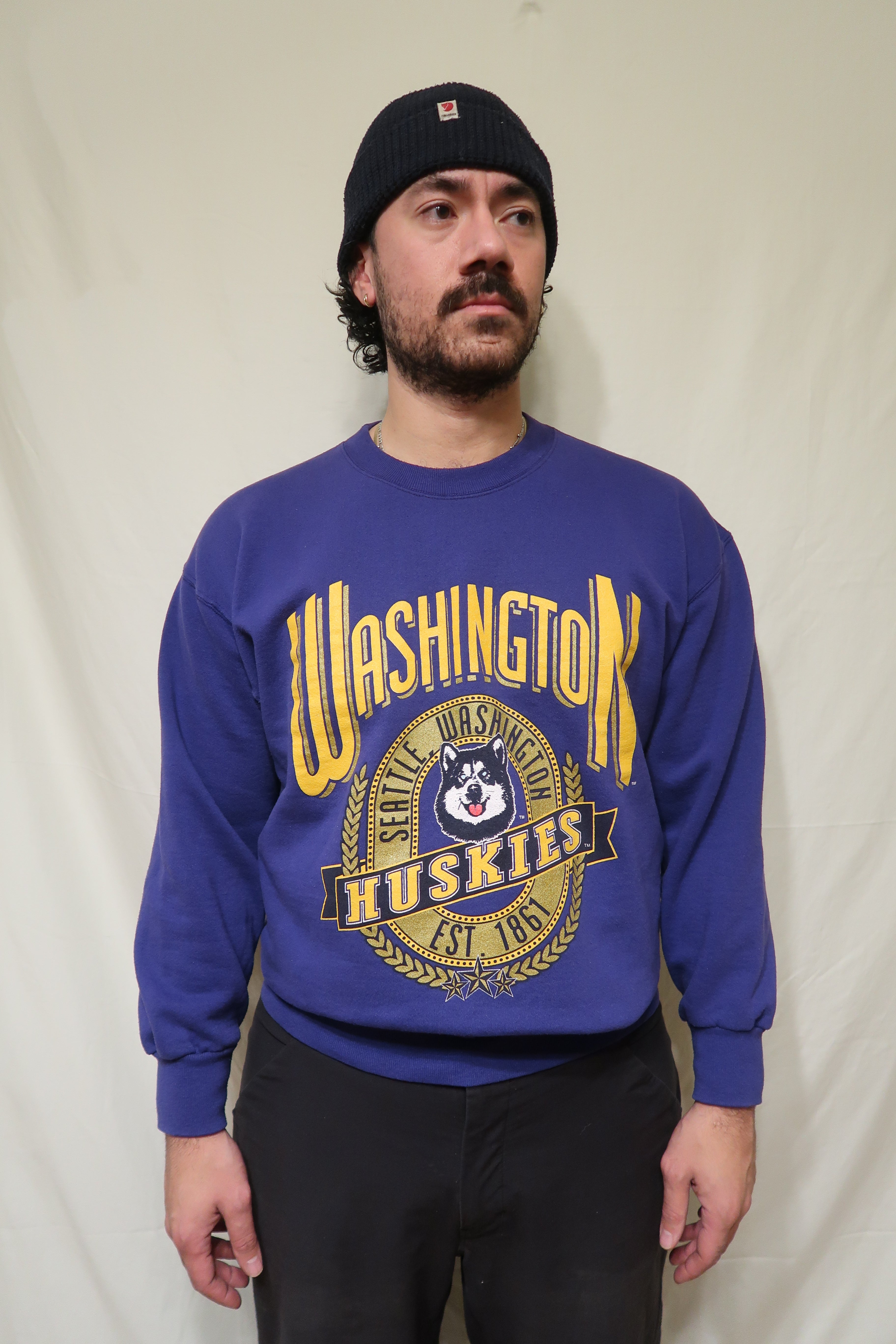 90's Washington Huskies Crew L/XL